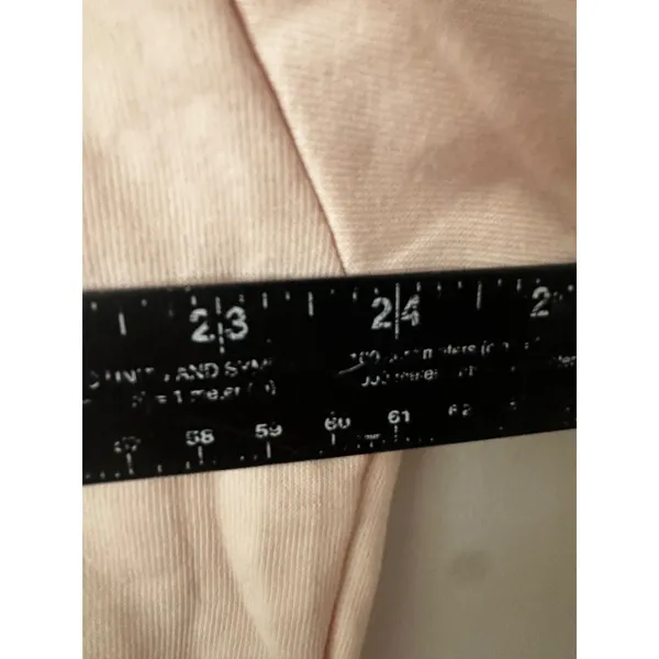 Reebok Womens Crewneck Sweatshirt Peach Pink Embroidered Logo Small - Image 4