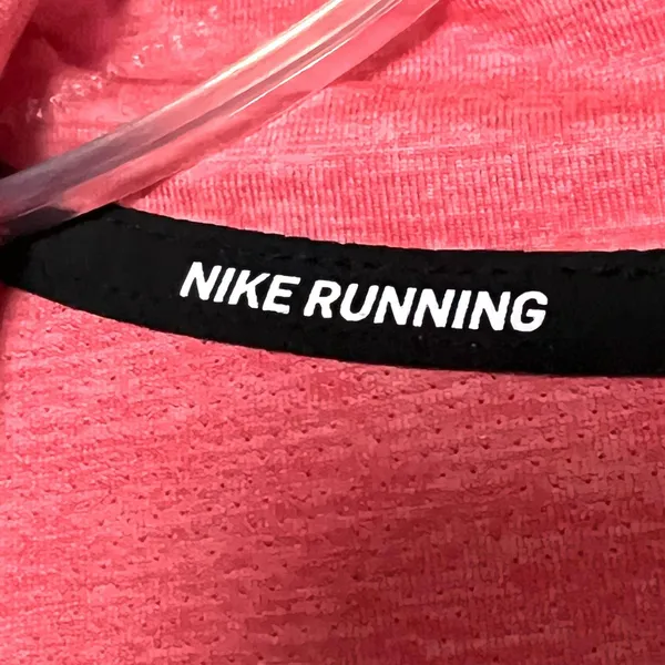 Nike Dri-FIT Pullover Shirt Womens L Pink 1/4 Zip Running Long Sleeve Athletic - Image 5