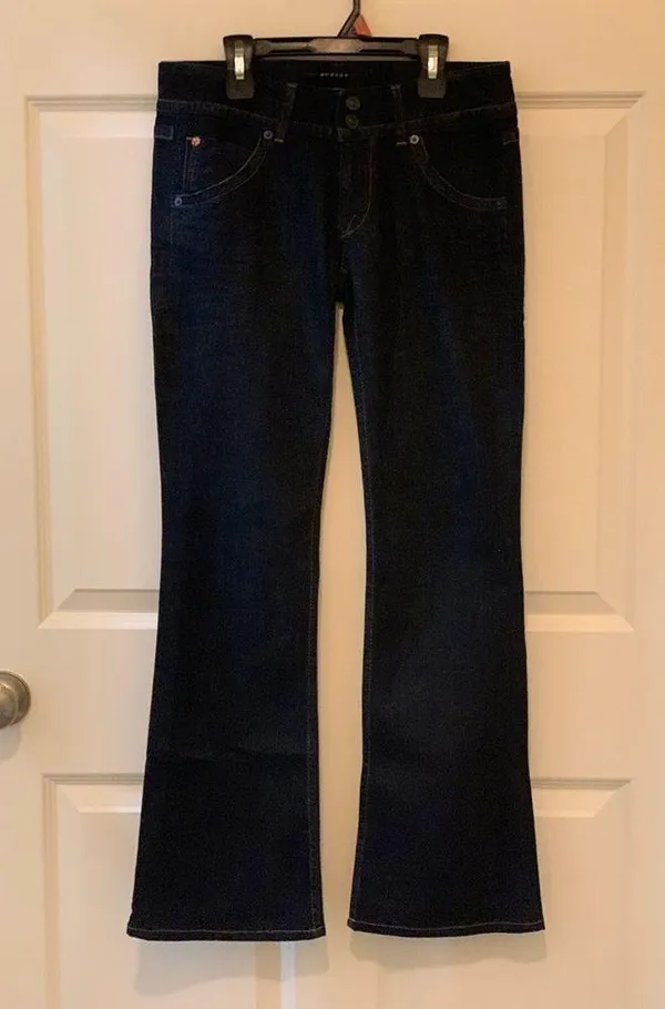 Hudson Jeans Boot Cut Dark Wash Denim. Size-28 - Image 2