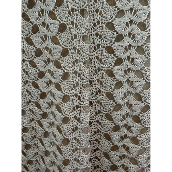 ROMANTIC Lace Crochet Tunic Top Bohemian, elegant, festival cottagecore - Image 9