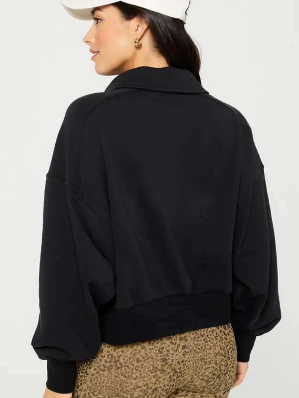 Fabletics Year Round Terry Snap Front Sweatshirt XXL/1X Athleisure - Image 2