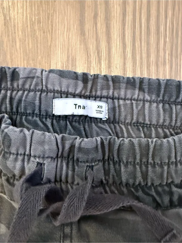 Aritzia Camo denim Jogger Pants - Gray Camouflage - Image 2