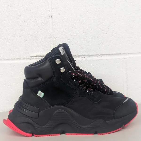 - New Sorel kinetic Rngd black red waterproof snow caribou boot conquest Sz 6 - Image 6