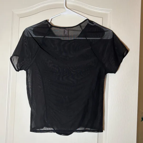 Victoria’s Secret Like New Mesh Ruched Top, Sold Out, Size Medium. - Image 2