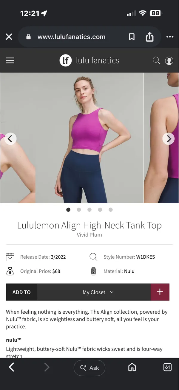 Lululemon Tank - Image 5