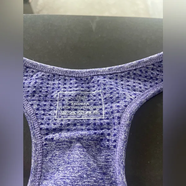 Purple Yoga Set: Leggings And Racer Back Top M - Image 4