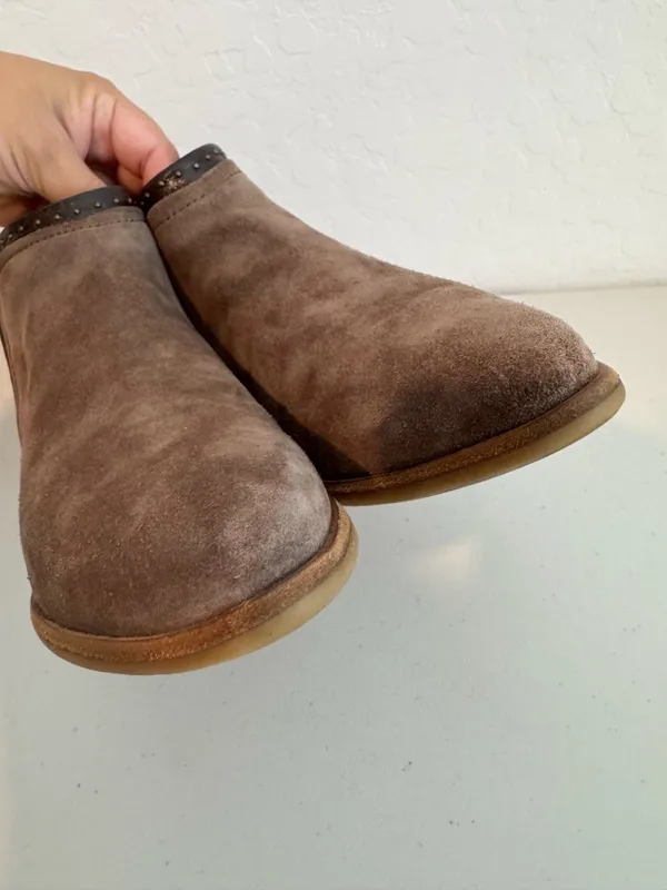 Italeau Miralda Suede Waterproof Boots Womens Size 36 Studded Winter Western - Image 4