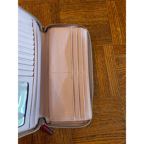 Michael Kors jet set wallet in light pink - Image 7