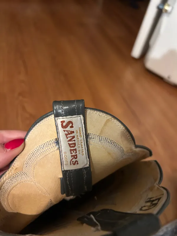 Sanders Cowgirl Gray Boots - Image 8