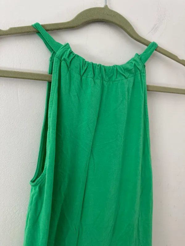 ASOS Green Summer Mini Dress Backless - Image 3