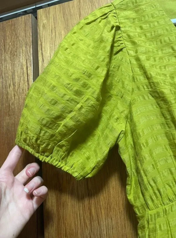 Madewell Kirkley Green Dress - Image 8