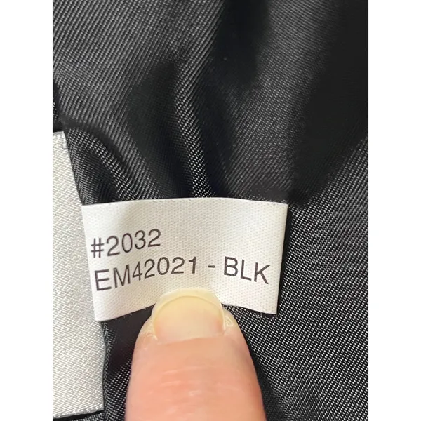 Nine West Womens‎ Black Belted Trench Coat Jacket EM42021-BLK Small - Image 7