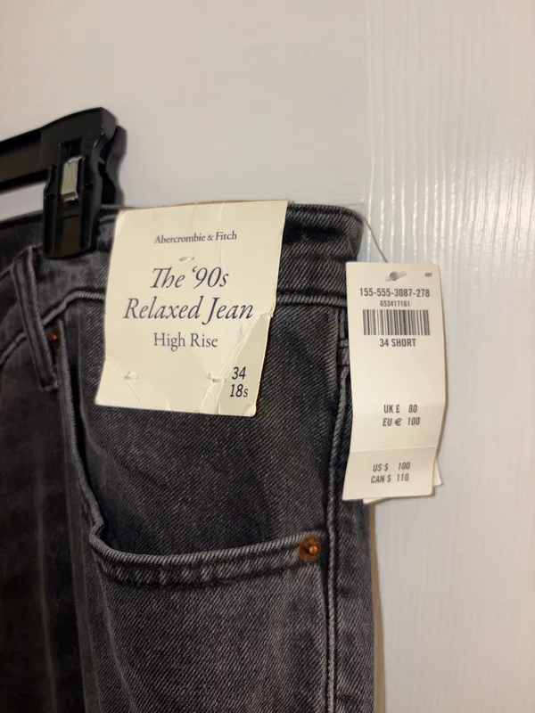 Abercrombie Jeans 90s High-Rise Relaxed - Image 3
