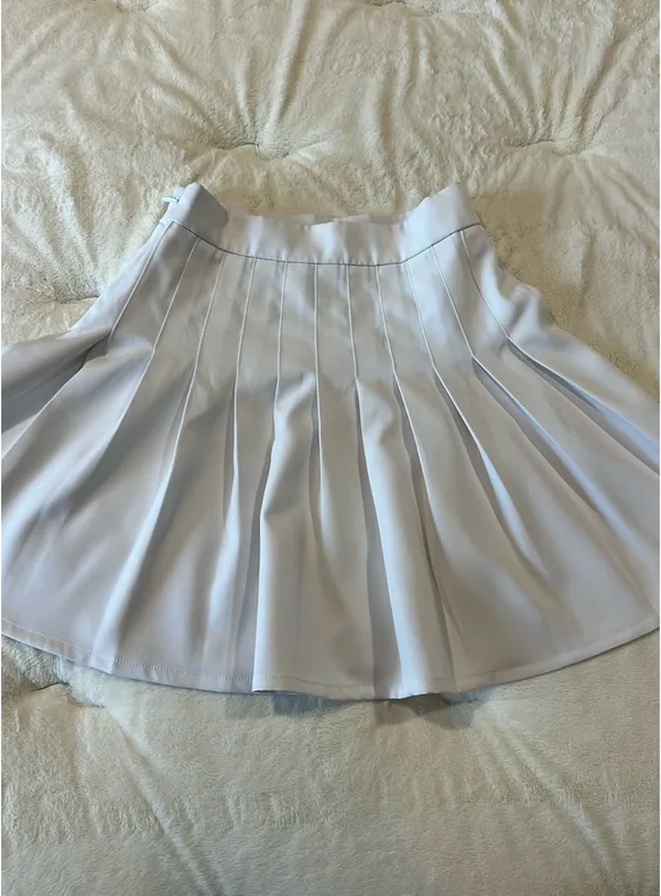 Princess Polly Pleated Mini Skirt White - Image 5