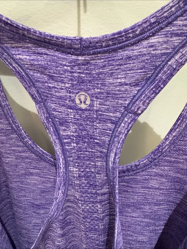 lululemon athletica Heathered Purple Racerback Tank - Image 4