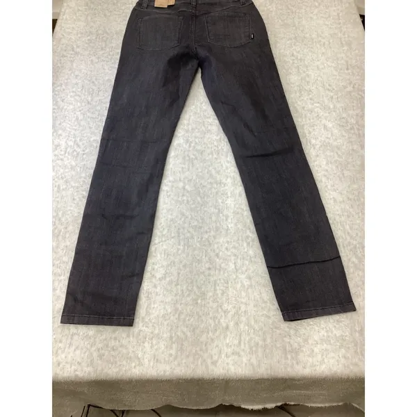 Prana Kayla High‎ Rise Jean Denim Solid Dark Gray Womens Size 2 26 Regular - Image 5