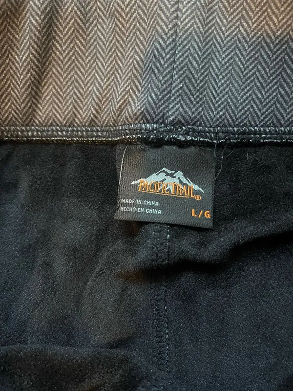 Insulated dark grey leggings Gray Size L - Image 3