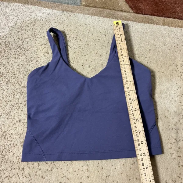 Lululemon Align Tank Top Light Support A/B Cup Grape Mist Sz 4 LW1DTWS - Image 3
