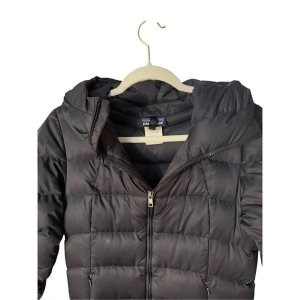 Patagonia‎ Downtown Loft Parka Black Goose Down Womens XS Puffer Coat - Image 7
