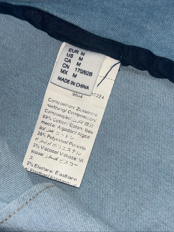 Light Blue Denim Mini Skirt - Image 3
