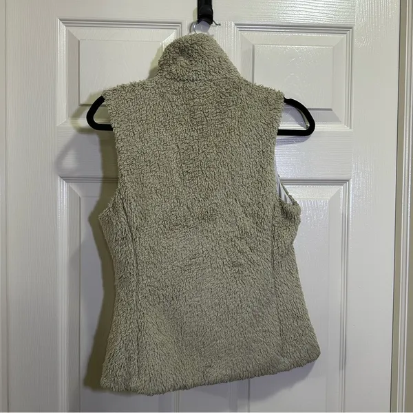 Women’s Patagonia Los Gatos Fleece Vest Cream Tan Size Small - Image 4