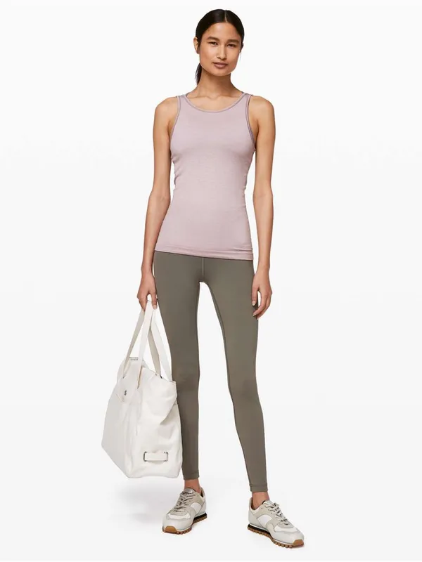 LULULEMON Seek Simplicity Tank in Powdered Mauve Sz. 4 - Image 5
