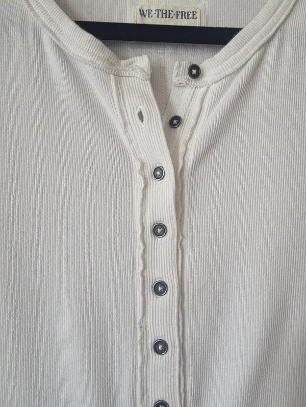 We The Free Jamie Henley from Free People Ivory Top L - Image 2
