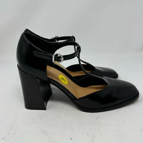 Nine West J Rett Mary Jane T Strap Block Heel Black Size 9 - Image 3