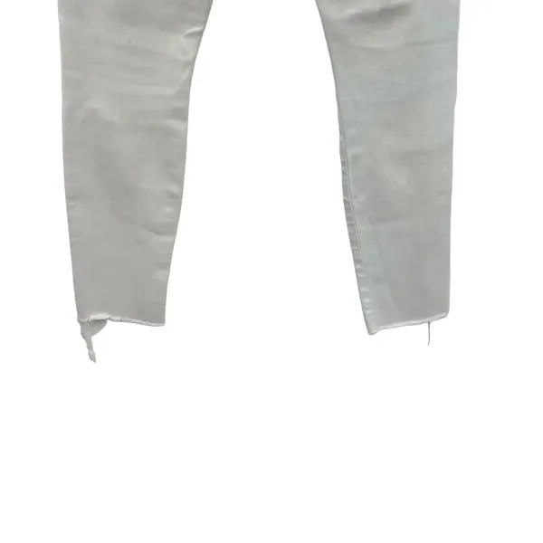 Mother Denim Looker Ankle Fray Jeans in Glass Slipper‎ White Size 26 - Image 12