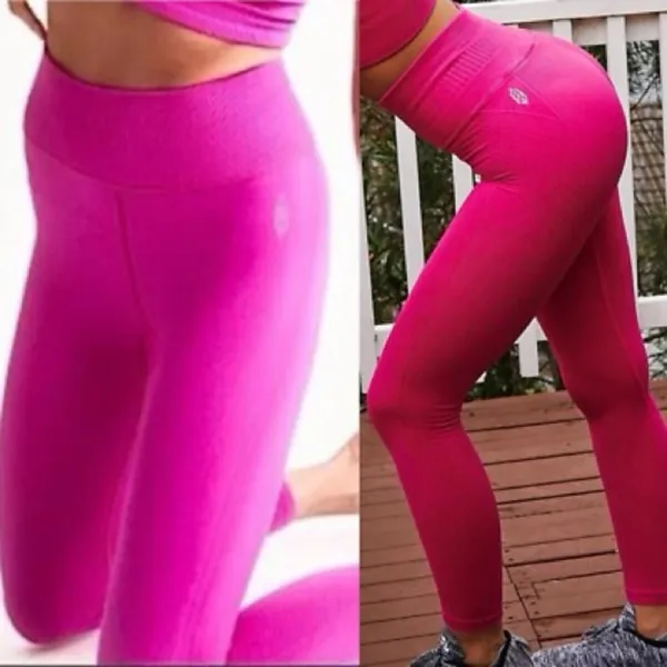 Free People FP Movement Good Karma Leggings - Pink - Size Small - Image 12