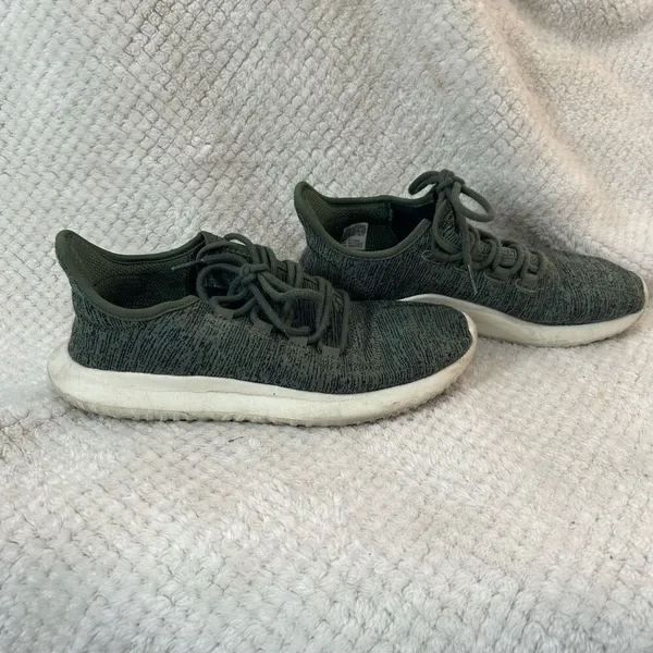 🔥5/$25 sale🔥 Adidas Green tubular Slip On Running Shoes Size 10 - Image 2