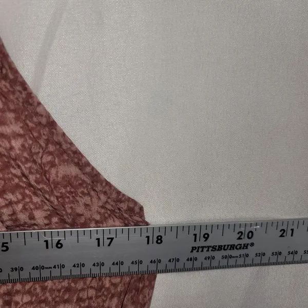 Universal Threads Floral Smocked Midi Boho Sundress XS Blush Mauve Smock Neckline - Image 4