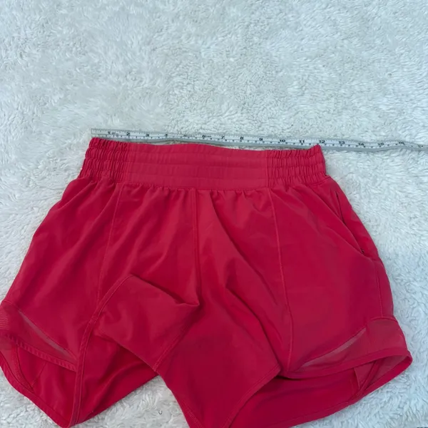 Lululemon Women Pink 4 Shorts 4” Lined Sporty Track Running Preppy Casual Summer - Image 3