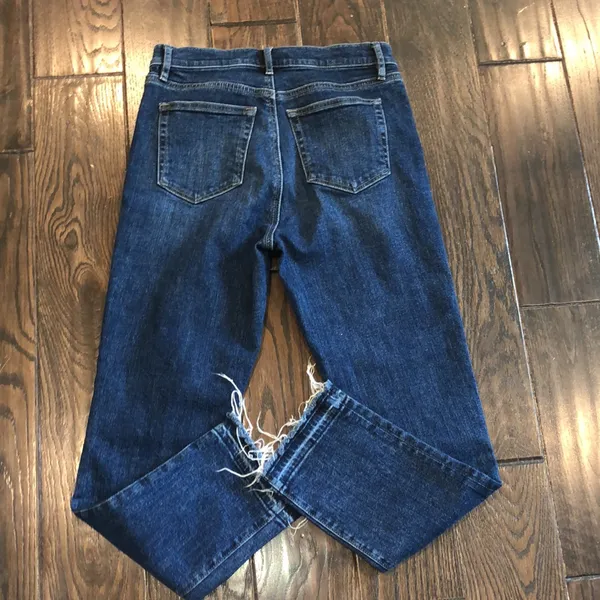 LOFT jeans high rise straight size 4 - Image 7