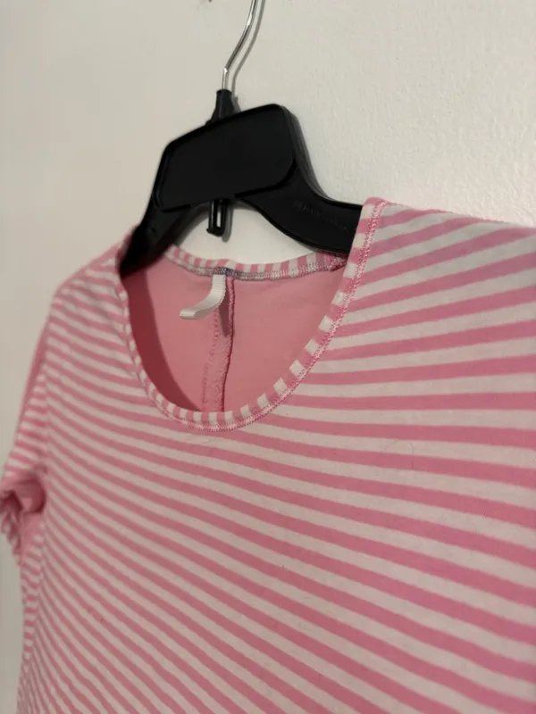 Lululemon Devotion Short Sleeve Tee
Classic Stripe White Pink Shell / Pink Shell - Image 7