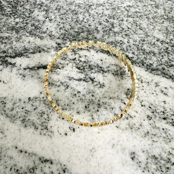 Gold Merry Bangle Bracelet - Image 2