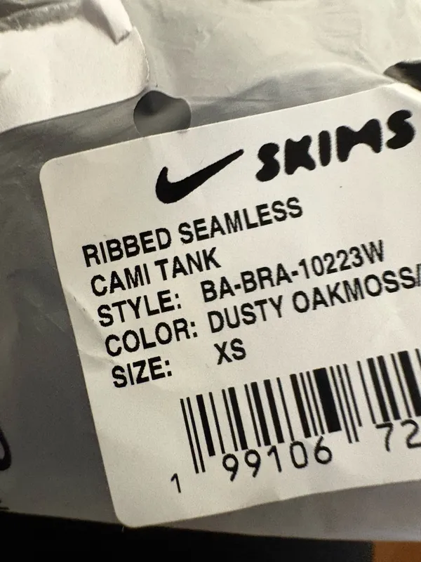 Skims ribbed seamless cami tank Color dusk oakmoss - Image 7