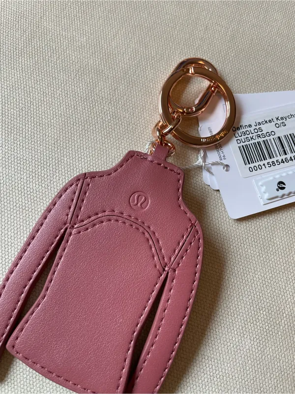 Lululemon Define Jacket Keychain - Dusk/Rose Gold - Image 9