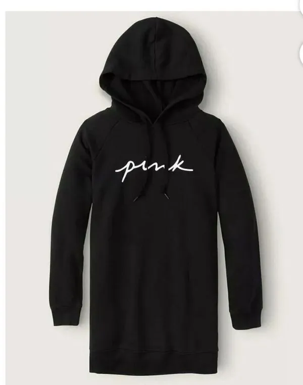 PINK by Victoria’s Secret Hooded Sweater Dress size med - Image 2