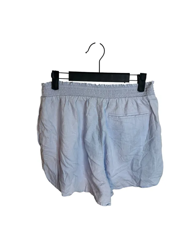 Aerie Baby Blue Linen Pull On Shorts - Image 2