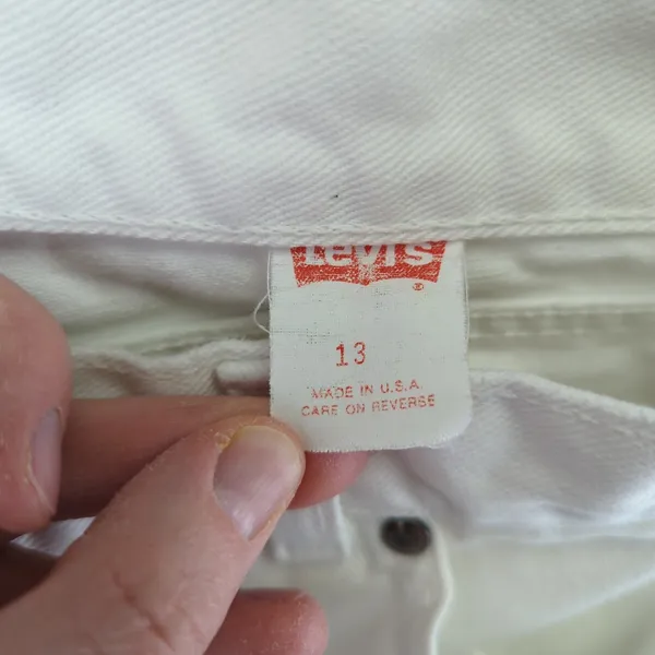 Vintage‎ 90s Levi's 900 Series High Waisted Jeans Womens 13 White Mom Straight - Image 6