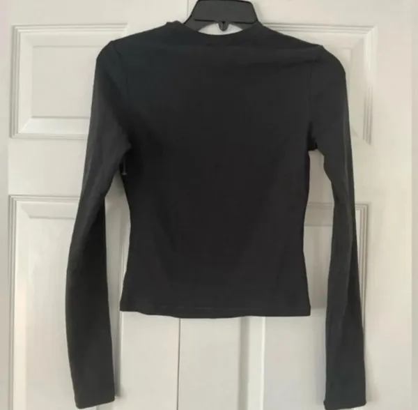 SKIMS Cotton Jersey Long Sleeve T-Shirt S - Image 5