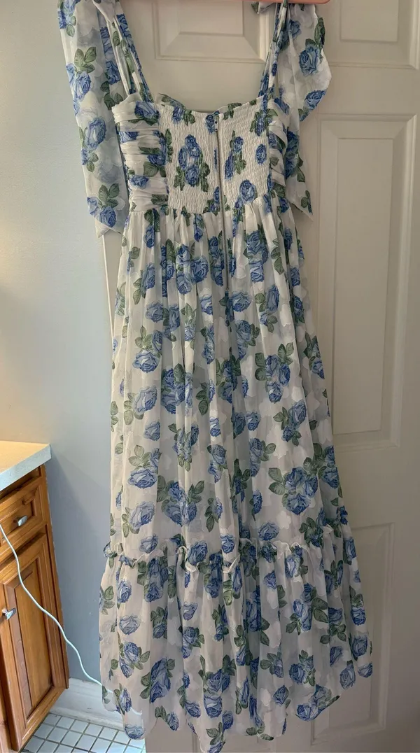 Mabel Dress Maxi Floral Ruffle - Image 5