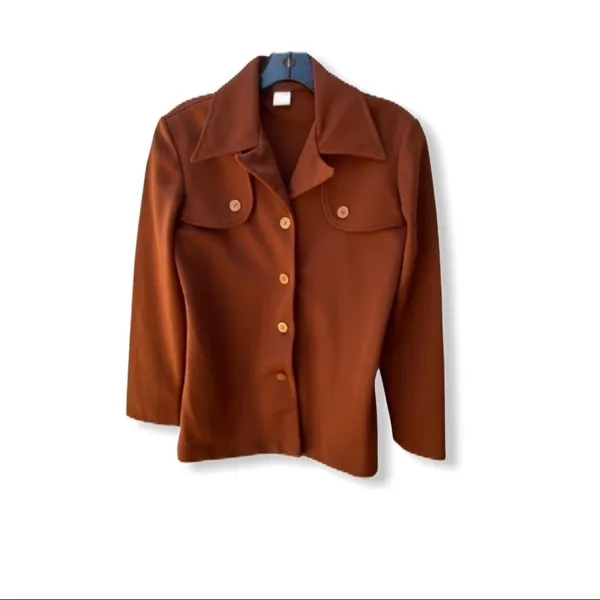 Vintage Polyester Jacket‎ Size 10 - Image 9