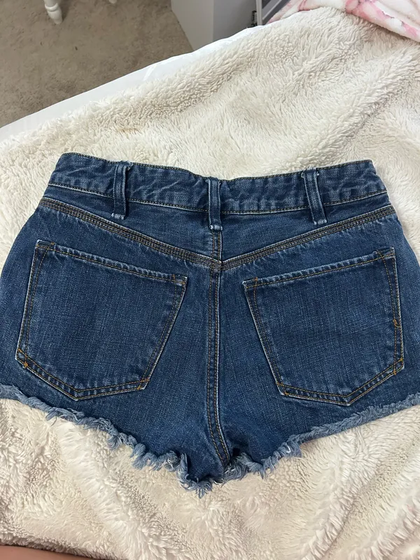 Free People Jean Shorts Denim - Image 2
