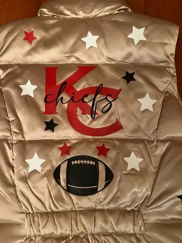 Charter Club Kansas City Chiefs Puffer Vest Jacket - Image 2