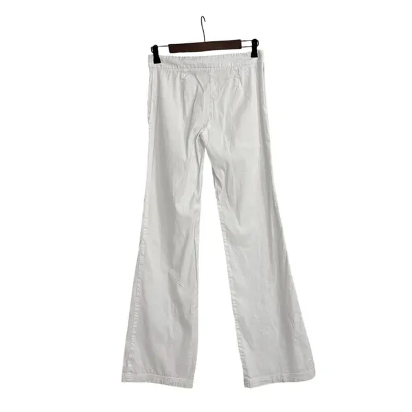 BCBGMAXAZRIA Linen Wide Leg Casual Boho Lightweight Loose Fit Pants Size 2 - Image 3
