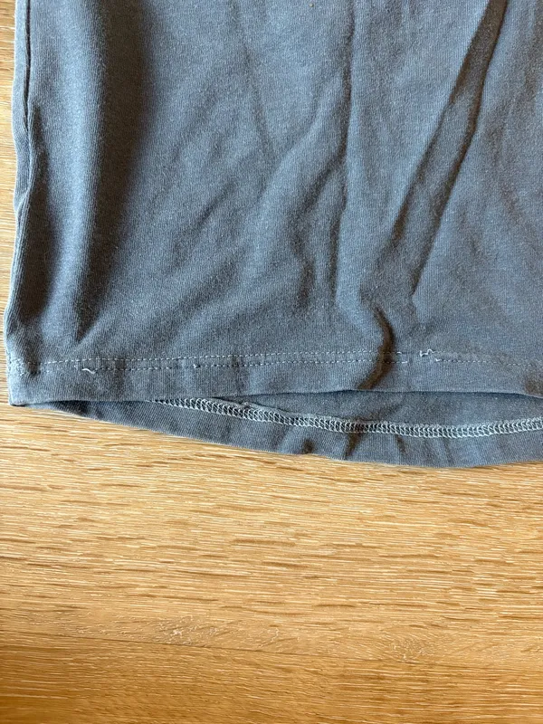 Dusty Blue Henley Tank Top - Image 4