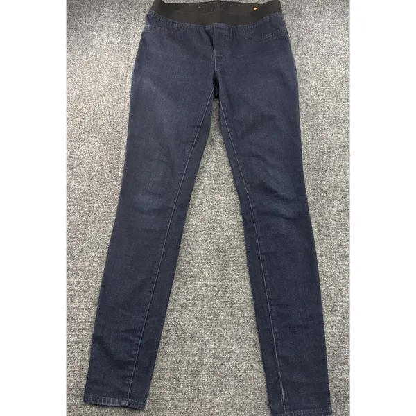 Tory Burch Denim Leggings Women’s 27 Dark Wash Pull-On Skinny Jeans EUC - Image 3