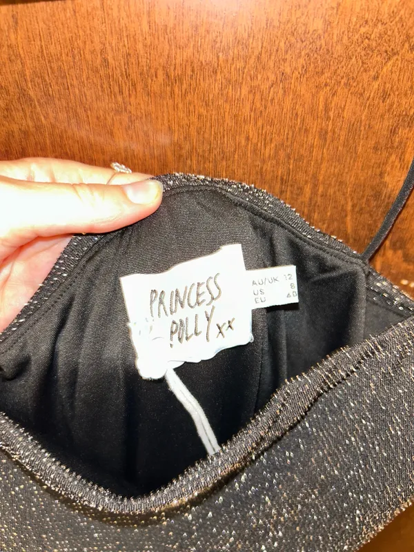 Princess Polly Mini Dress Black - Image 3